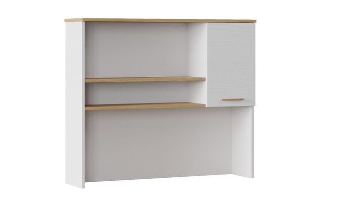 Hanah Home Unidad de Estudio Etto - Mm1.44.21.U1 en Madera y Roble Blanco